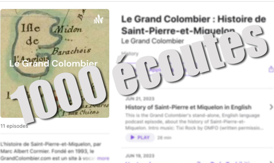 Le podcast du Grand Colombier : plus de 1000 écoutes !